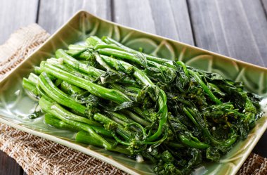 Çin mutfağının yakın çekim görüntüsü 