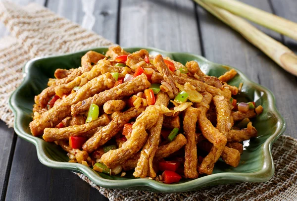 Chinesische Küche Blick Auf Bunte Rührbraten — Stockfoto