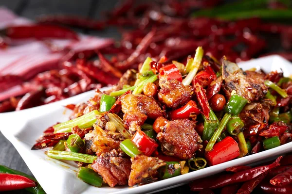 Nahaufnahme Der Chinesischen Küche Gericht — Stockfoto