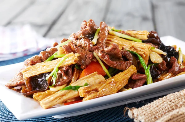 Nahaufnahme Der Chinesischen Küche Gericht — Stockfoto