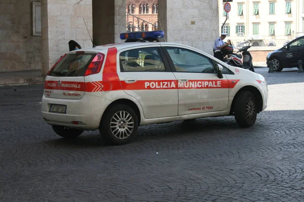 Polizeiauto Italien — Stockfoto