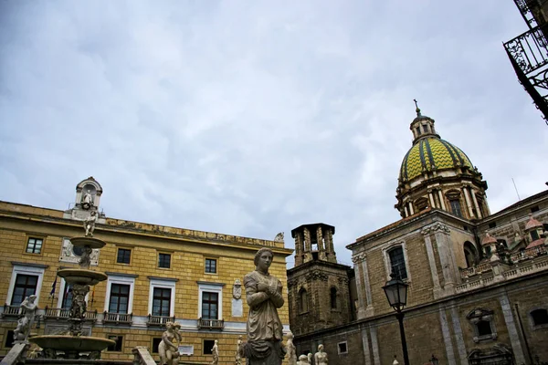 Piazza Pretoria di Palermo - Sicilia —  Fotos de Stock