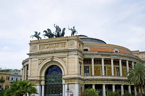 Politeama Garibaldi theater — Stock Photo, Image