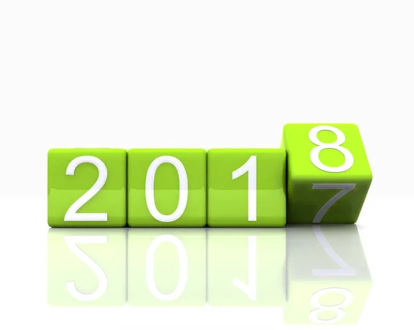 Nový rok 2018 — Stock fotografie