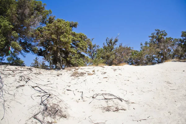 Wspaniałej Plaży Wyspie Kreta Grecja — Zdjęcie stockowe