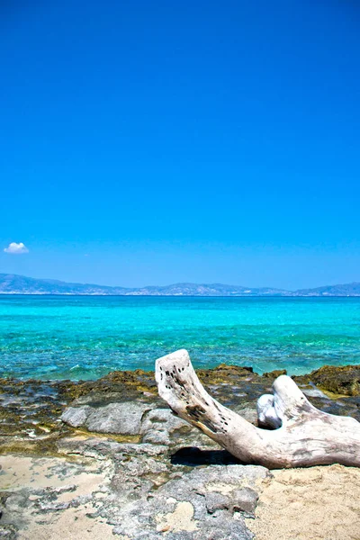 Wunderschöner Strand Der Insel Beton Griechenland — Stockfoto