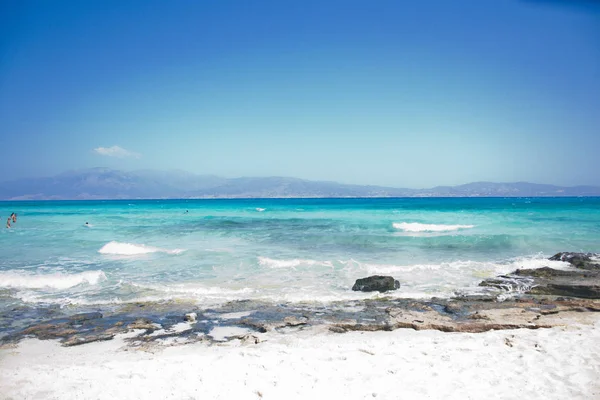 Underbara Stranden Kreta Grekland — Stockfoto