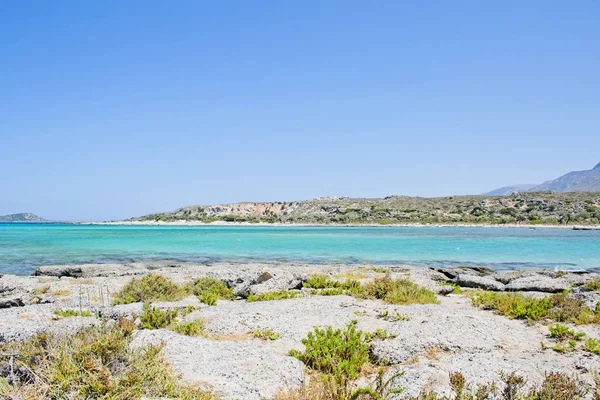 Meravigliosa Spiaggia Dell Isola Creta Elafonissi Grecia — Stock Photo, Image