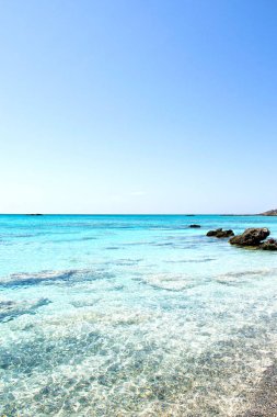 Meravigliosa spiaggia dell 'isola di Creta, Elafonissi - Grecia
