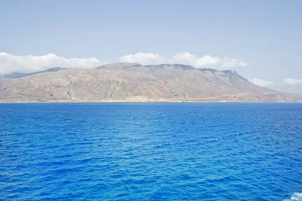 Splendida Isola Gramvousa Mare Azzurro Cristallino Grekiska — Stockfoto