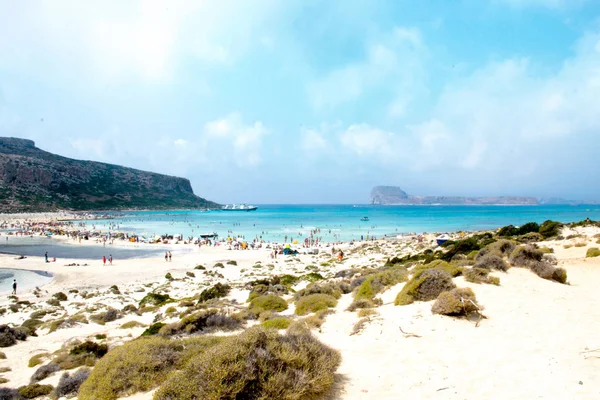 Meravigliosa Laguna Balos Kreta Griekenland — Stockfoto