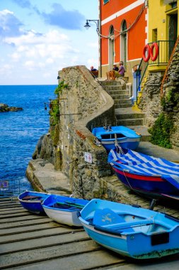Riomaggiore köy sokak