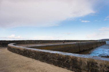 Sakin sakin bir akşam doğum Ballyvaughan pier