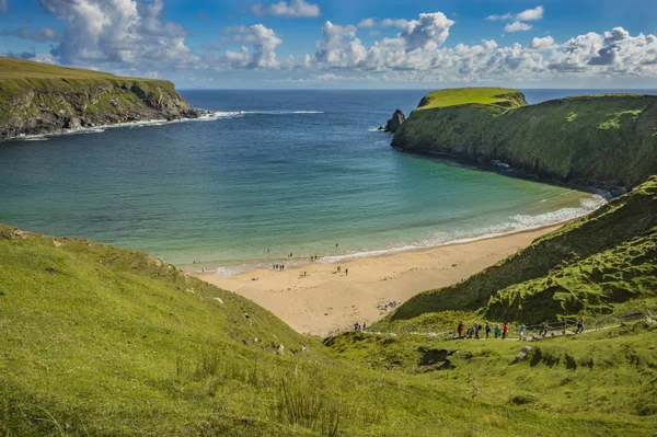 Άποψη της παραλίας στο Donegal Malin Beg, Co. Εικόνα Αρχείου