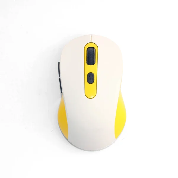 Wireless mouse on white background