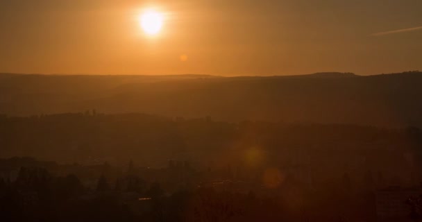 Timelapse du coucher du soleil en 4K — Video