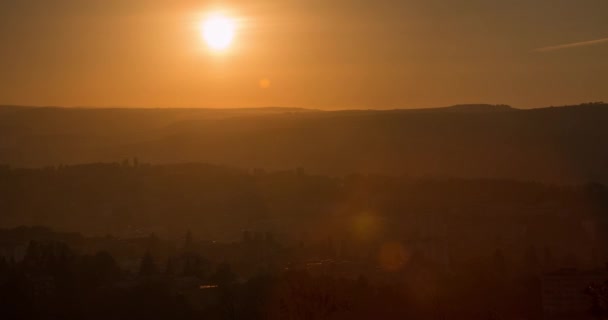 Calendario del tramonto in 4K — Video Stock