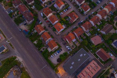 Dijon şehrinin havadan görünüşü, Fransa