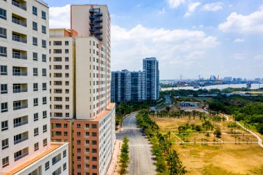 Ho Chi Minh şehrindeki apartman kompleksi