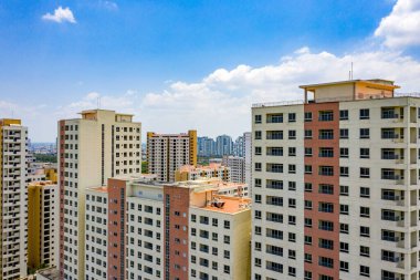 Ho Chi Minh şehrindeki kompleks apartman blokları
