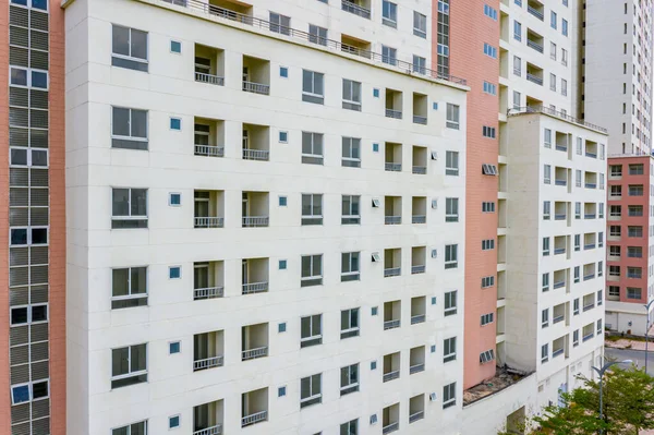 Social housing apartment building exterior in Ho Chi Minh city