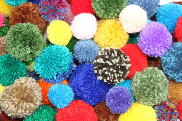 Borlas Pompons Artesanato Bijouterie Pérolas — Fotografia de Stock