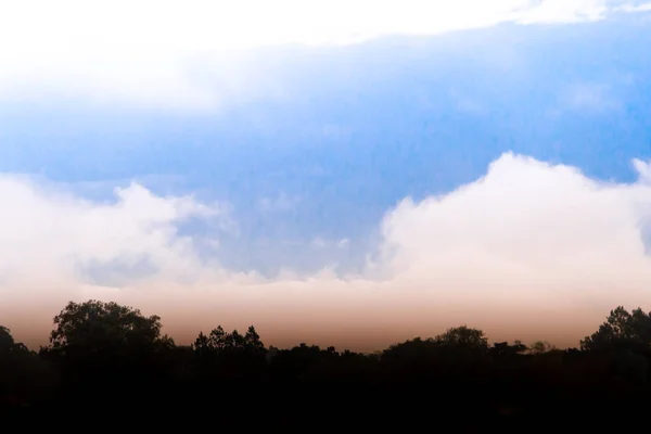Gökyüzü Renkli Bulutlar Ile Soyut Arka Plan — Stok fotoğraf