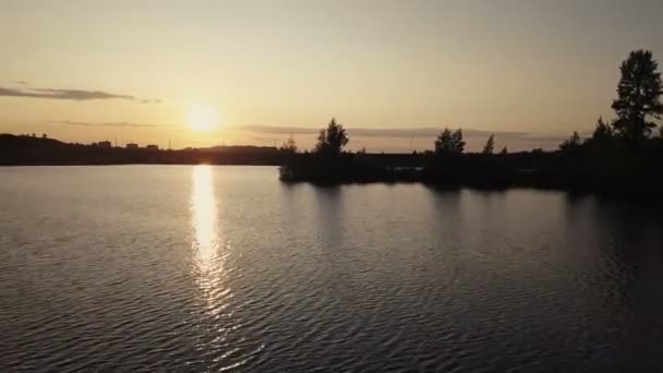 Luchtfoto schieten van drone vliegen — Stockvideo