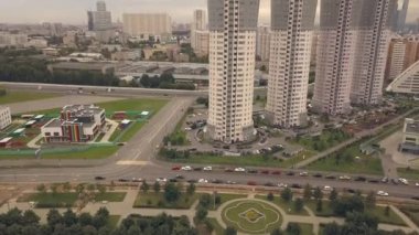 Havadan görünümü yüksek doğmak konut City. Yüksek doğmak konut
