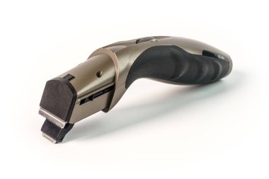 Beyaz arka plan üzerinde izole Akülü saç düzeltici