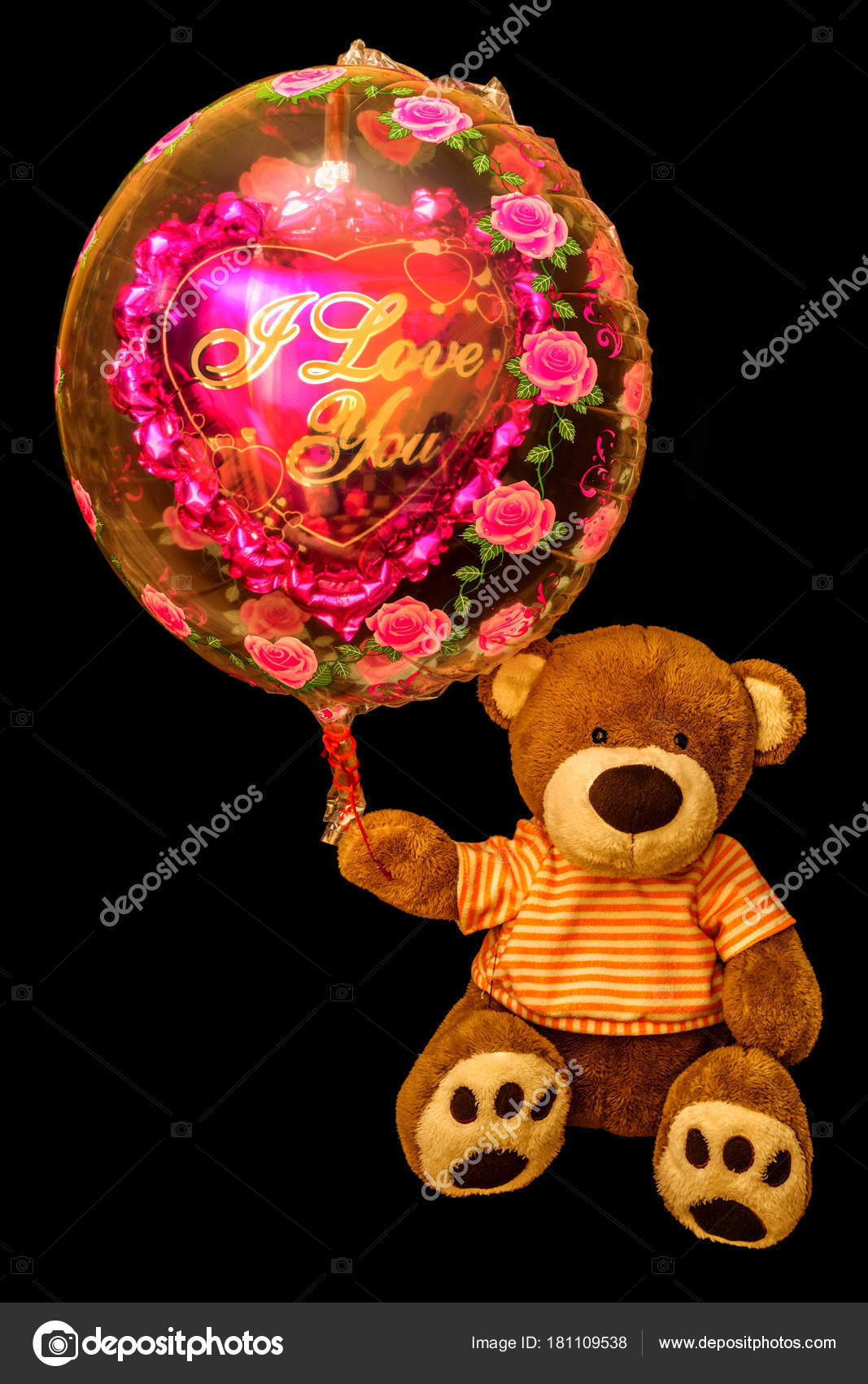 teddy bear shaped balloon