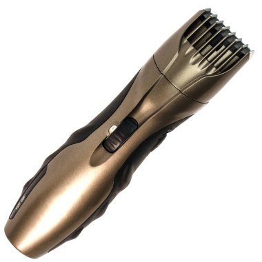 Beyaz arka plan üzerinde izole şarj edilebilir saç düzeltici