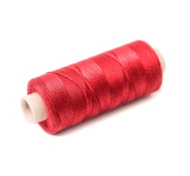 Beyaz arka plan üzerinde izole mor konu ile coil. Mult