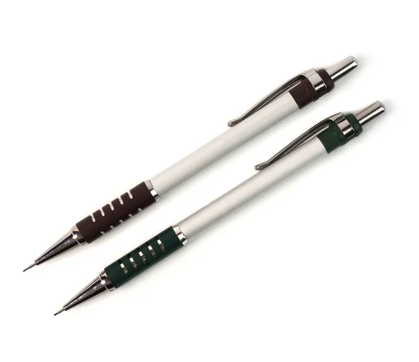 Koppeling-type potloden geïsoleerd op witte achtergrond. — Stockfoto