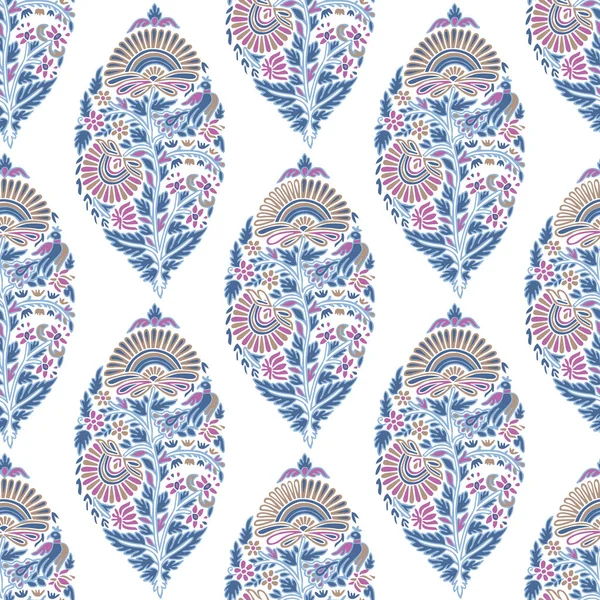 Çiçek dekorasyonu ile Seamless Modeli