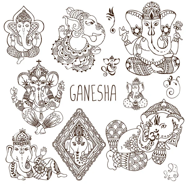Ganesh mehendi tarzı.