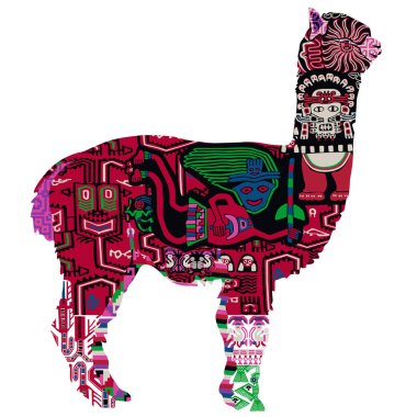 alpaka Peru desenli