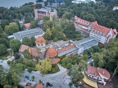 Svetlogorsk, Rusya eski Rauchen, Prusya su kulesinde havadan görünümü .