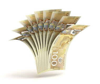 Birçok Kanada Doları (kırpma yolu ile izole edilmiş))