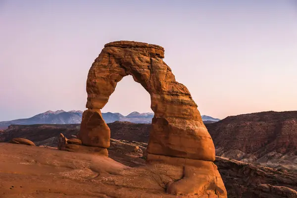 Scenic view of Delicate Arch — Stock Photo, Image