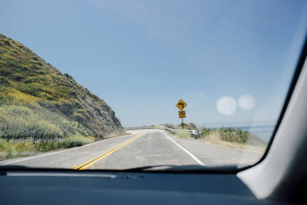 Viagem Carro Nas Montanhas — Fotografia de Stock