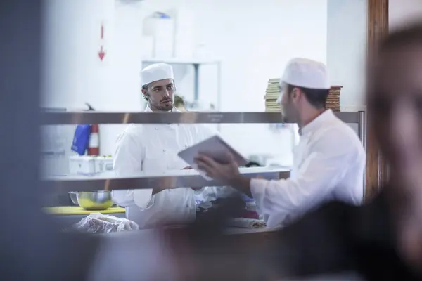 Kapstaden Sydafrika Kock Servitör Restaurang — Stockfoto