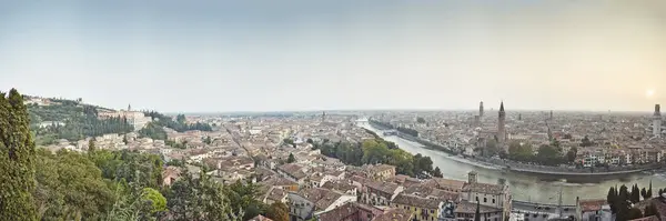 Vista Elevada Verona Itália — Fotografia de Stock