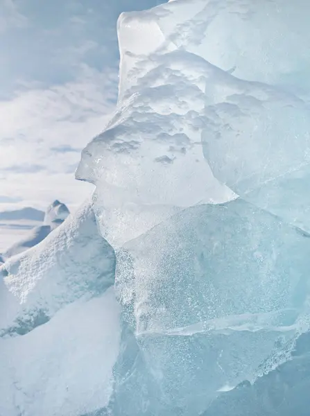 빙하 얼음을 닫습니다. — 스톡 사진