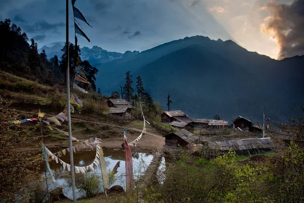 Región de Kanchenjunga del Himalaya — Foto de Stock