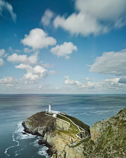 View of lighthouse in Anglesey — Stock Photo, Image