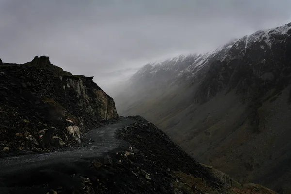 Misty Mountain Lake District Cumbria England Storbritannien — Stockfoto