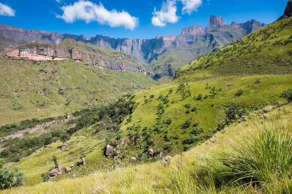 Northern Drakensberg Mountains in the Royal Natal National Park known as the Amphitheater.