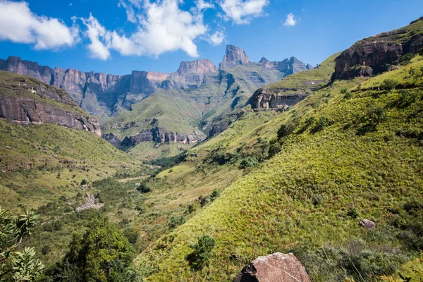 Montagne Del Drakensberg Settentrionale Nel Parco Nazionale Del Royal Natal — Foto Stock