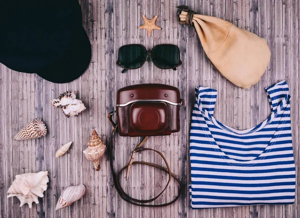 Yaz tatil arka plan, seyahat kavramı.